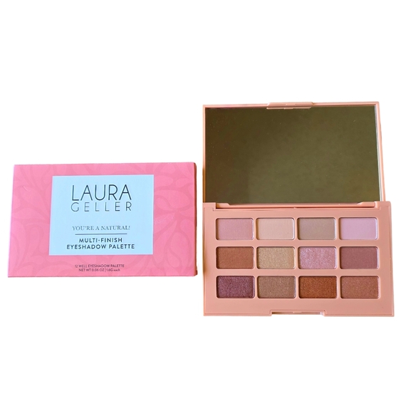 Laura Geller Other - Laura Geller You’re A Natural Multi-Finish 12 Eyeshadow Palette Rose & Taupe NIB